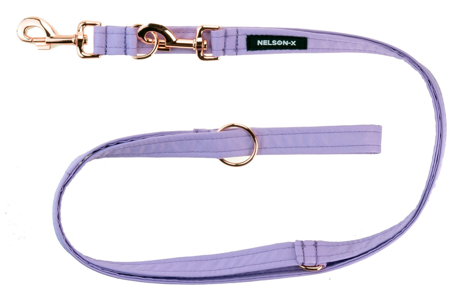 Smycz przepinana 3 m Nelson-X Elegant złota