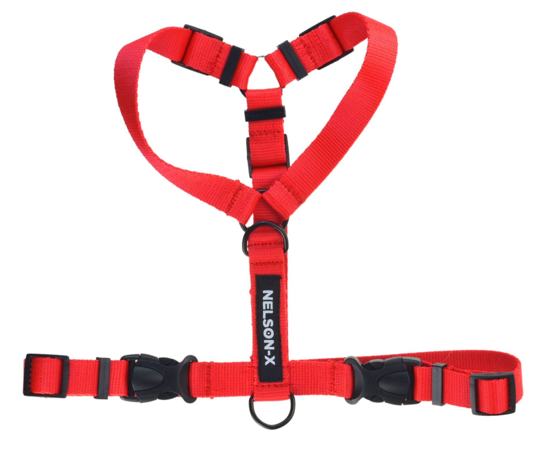Szelki Guard dla psa NELSON-X Black czarne okucia