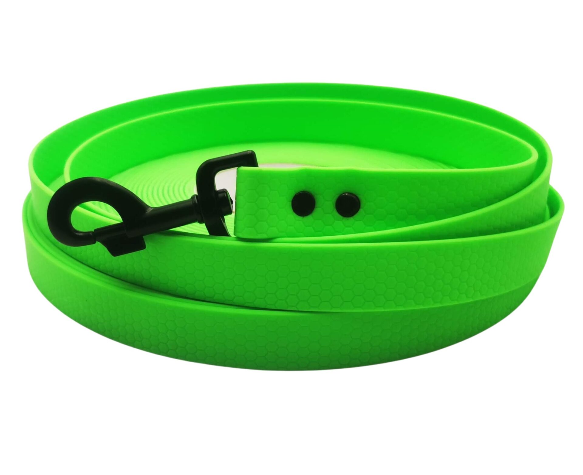 Smycz treningowa wodoodporna PVC dla psa Black Nelson-X